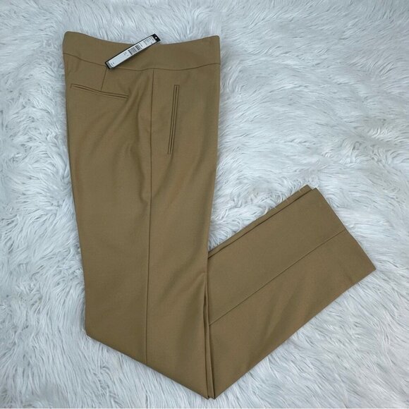 Tahari ASL Women’s NWT Camel Maxine Tapered Business Career Pants 2/W28/L29.75 - Picture 2 of 10